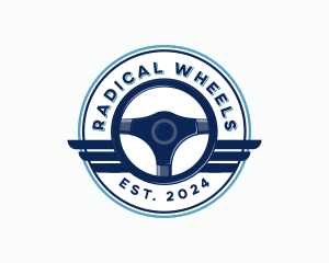 Automotive Steering Wheel logo design