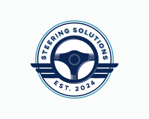 Automotive Steering Wheel logo design
