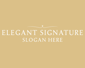 Elegant Luxury Brand logo design