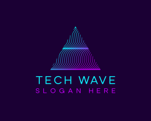 Pyramid Wave Technology logo design