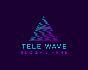 Pyramid Wave Technology logo design