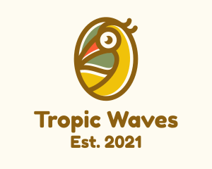 Tropical Toucan Bird logo