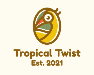 Tropical Toucan Bird logo design