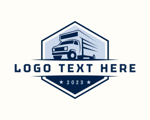 Truck Moving Haulage Logo