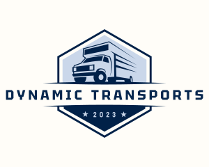 Truck Moving Haulage logo design