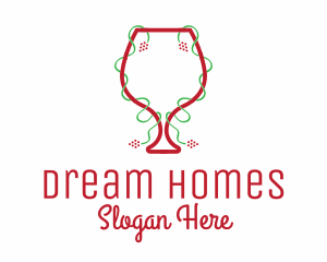 Holiday Wine Glass logo