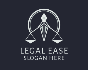 Lawyer Scale Justice  Logo
