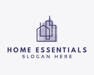 Home Building Architecture logo design