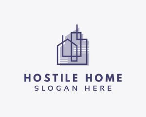 Home Building Architecture logo design