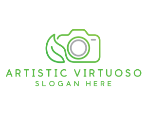 Nature Camera Outline logo design