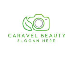 Nature Camera Outline logo design