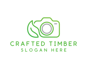 Nature Camera Outline logo design