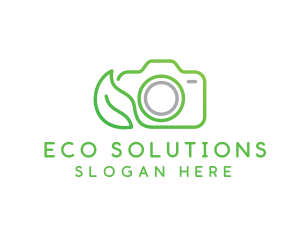 Nature Camera Outline logo design