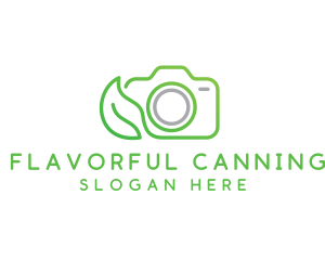 Nature Camera Outline logo design