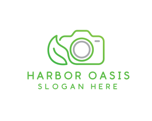 Nature Camera Outline logo design