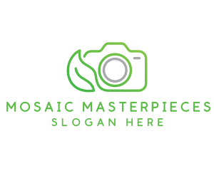 Nature Camera Outline logo design