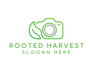 Nature Camera Outline logo design