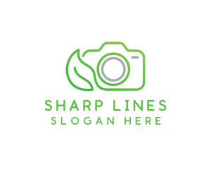 Nature Camera Outline logo design