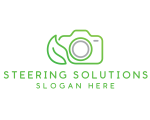 Nature Camera Outline logo design