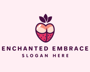 Sexy Strawberry Lingerie logo design