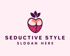 Sexy Strawberry Lingerie logo design