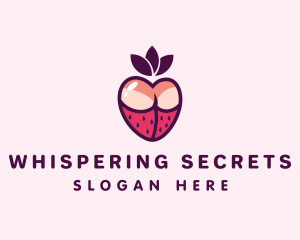 Sexy Strawberry Lingerie logo design