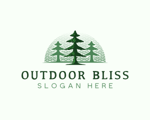 Pine Tree Nature Park logo design