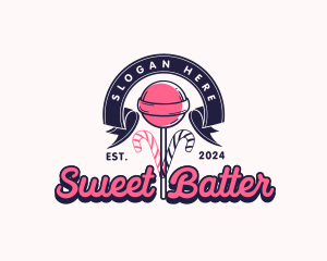 Lollipop Sweet Candy logo design