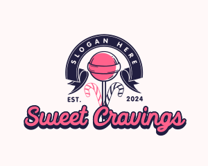 Lollipop Sweet Candy logo design