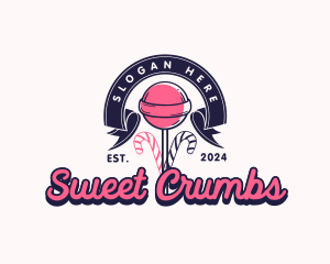 Lollipop Sweet Candy logo design