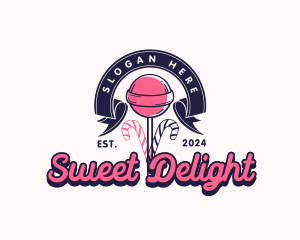 Lollipop Sweet Candy logo design