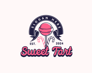 Lollipop Sweet Candy logo design