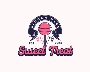 Lollipop Sweet Candy logo design