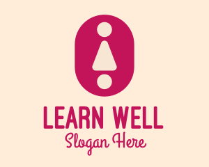 Pink Feminine Wellness  logo design