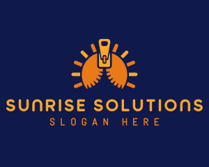 Sun Solar Zipper logo