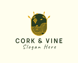 Natural Grape Winery logo design