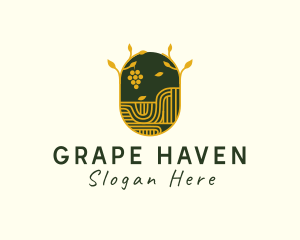 Natural Grape Winery logo design