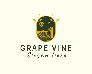 Natural Grape Winery logo design