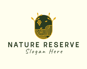 Natural Grape Winery logo design