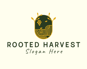 Natural Grape Winery logo design