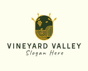 Natural Grape Winery logo design