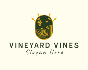 Natural Grape Winery logo design