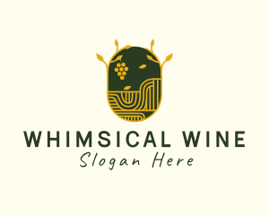 Natural Grape Winery logo design