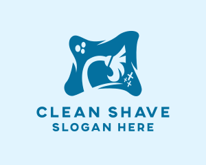 Cleaning Broom Housekeeping  logo design