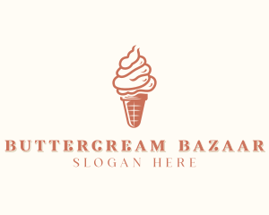 Ice Cream Cone Dessert logo