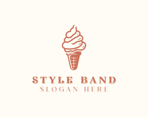 Ice Cream Cone Dessert logo