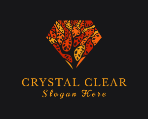 Diamond Leaf Accessory logo design