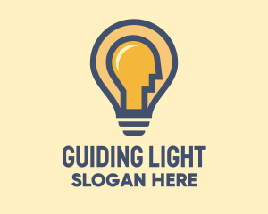 Light Bulb Man  logo design