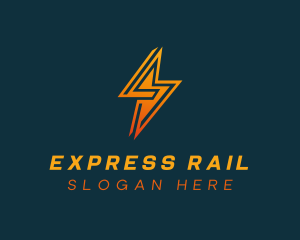 Lightning Bolt Express logo design