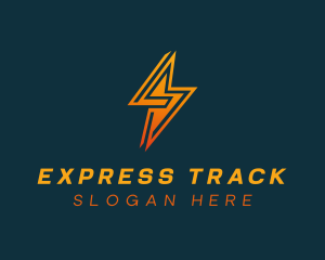 Lightning Bolt Express logo design